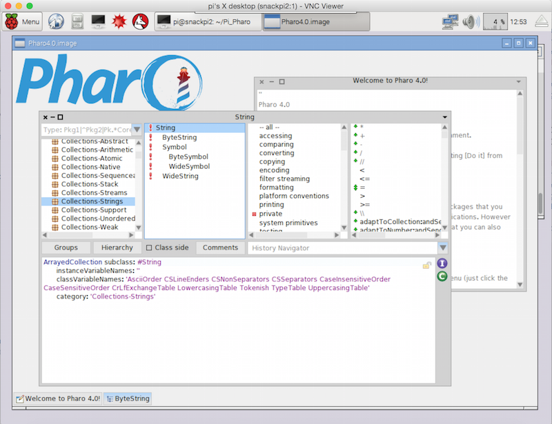 Pharo 4 running on Raspberry Pi