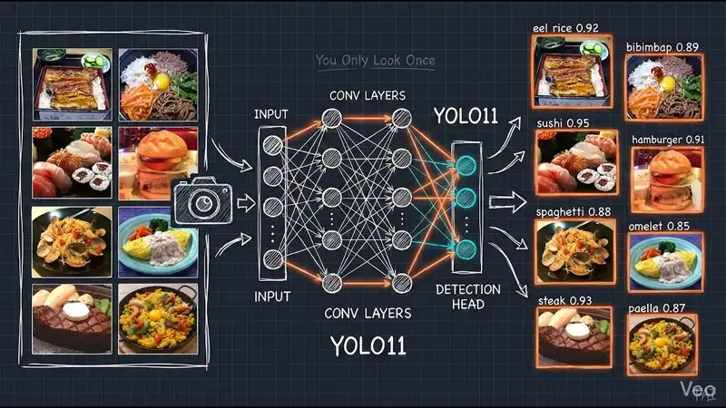 You Only Look Once: 8 Years of Food Detection Evolution