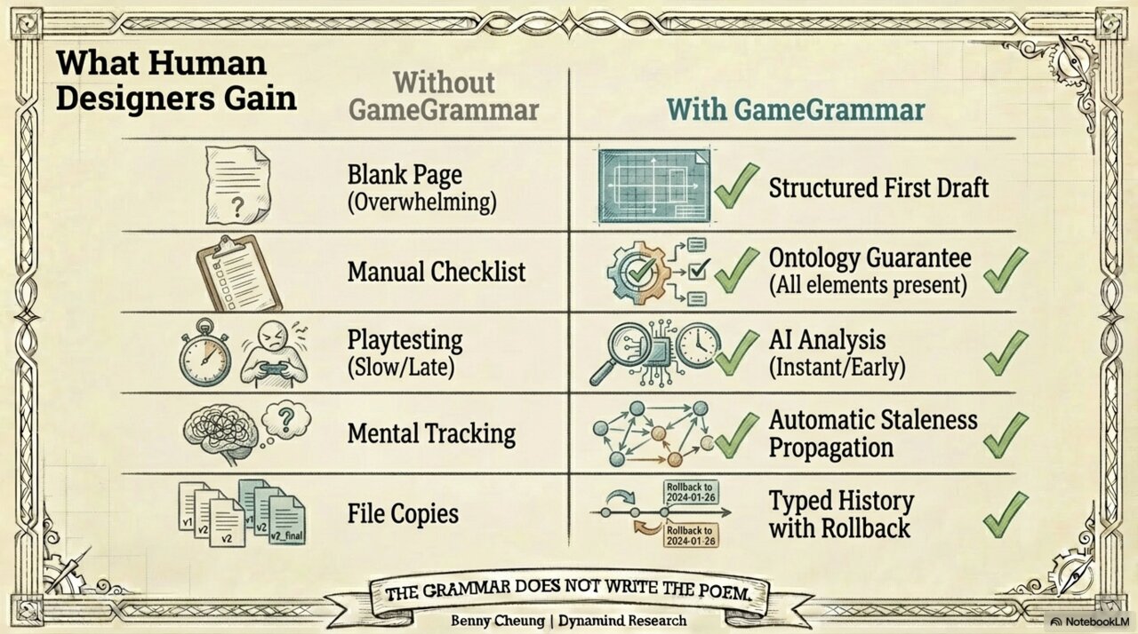 What Human Designers Gain