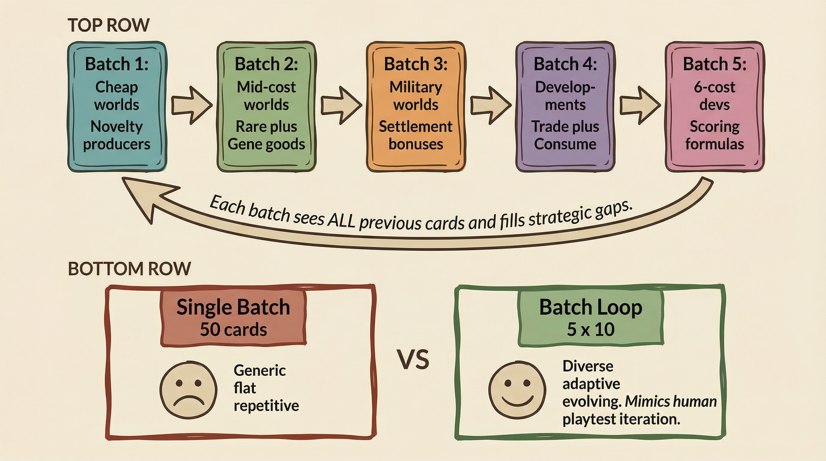Five Card Batch Loop