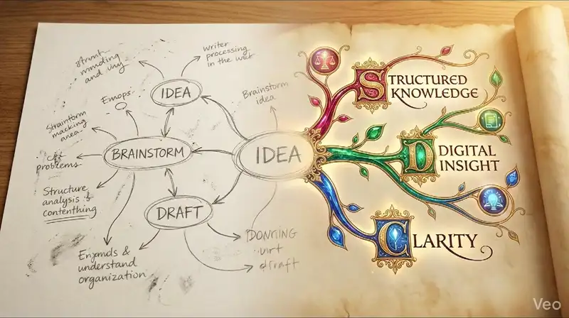 From Hand-Drawn to AI-Enhanced: Building a Mind Map Digitization Workflow