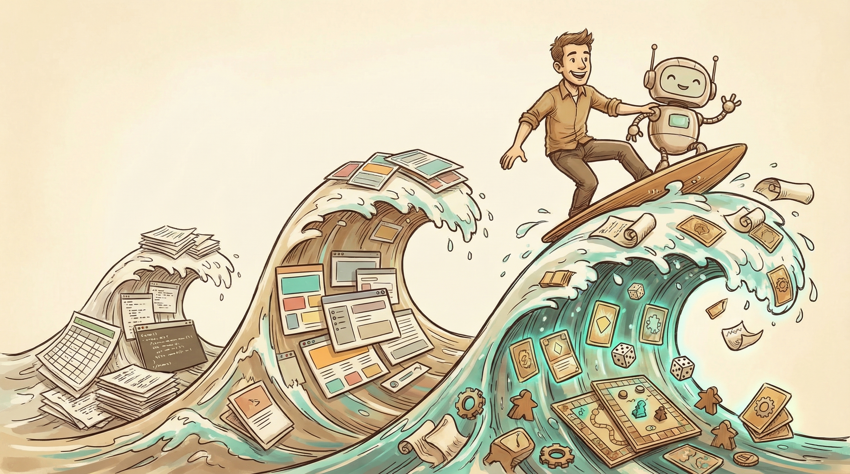 Three Waves of Card Game Design Tools